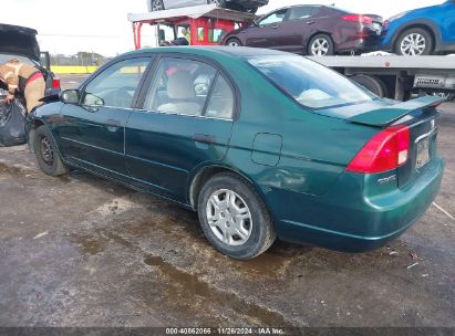 2001 HONDA CIVIC LX Green  Gasoline 2HGES16501H574475 photo #4