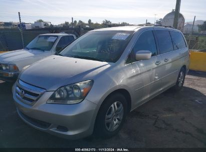 2005 HONDA ODYSSEY EX-L Silver  Gasoline 5FNRL38655B056260 photo #3