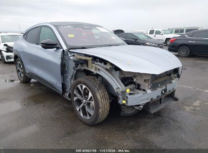 2022 FORD MUSTANG MACH-E PREMIUM Blue  Electric 3FMTK3R72NMA02616 photo #1