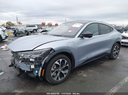 2022 FORD MUSTANG MACH-E PREMIUM Blue  Electric 3FMTK3R72NMA02616 photo #3