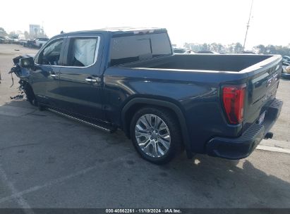 2022 GMC SIERRA 1500 LIMITED 4WD  SHORT BOX DENALI Dark Blue  Gasoline 3GTU9FEL7NG131782 photo #4