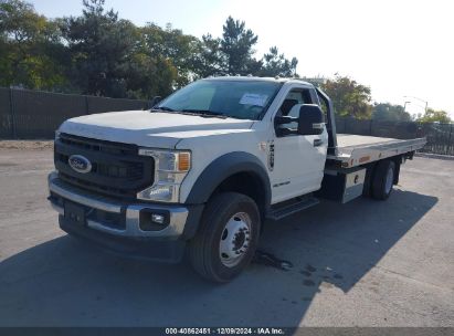 2021 FORD F-600 CHASSIS XL White  Diesel 1FDFF6KT4MDA14335 photo #3