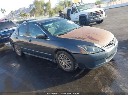 2004 HONDA ACCORD 2.4 LX Gray  Gasoline 1HGCM56374A156005 photo #1