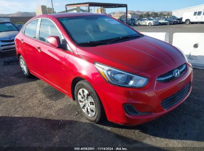 2015 HYUNDAI ACCENT GLS Red  Gasoline KMHCT4AE8FU884367 photo #1