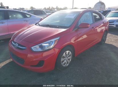 2015 HYUNDAI ACCENT GLS Red  Gasoline KMHCT4AE8FU884367 photo #3