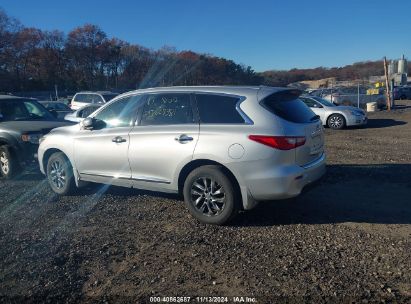 2013 INFINITI JX35 Silver  Gasoline 5N1AL0MM3DC352322 photo #4