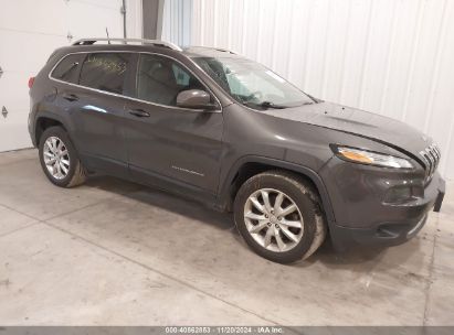 2016 JEEP CHEROKEE LIMITED Gray  Flexible Fuel 1C4PJMDS2GW234713 photo #1