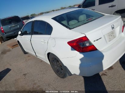 2012 HONDA CIVIC EX White  Gasoline 2HGFB2F80CH313158 photo #4