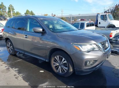 2017 NISSAN PATHFINDER SV Gray  Gasoline 5N1DR2MN9HC680320 photo #1