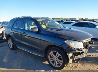 2014 MERCEDES-BENZ ML 350 4MATIC Gray  Gasoline 4JGDA5HB0EA398857 photo #1