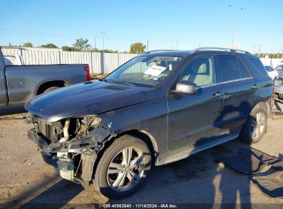 2014 MERCEDES-BENZ ML 350 4MATIC Gray  Gasoline 4JGDA5HB0EA398857 photo #3