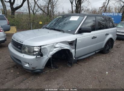 2011 LAND ROVER RANGE ROVER SPORT HSE Gray  Gasoline SALSK2D43BA270504 photo #3