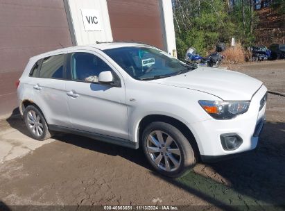 2014 MITSUBISHI OUTLANDER SPORT ES White  Gasoline 4A4AR3AU0EE010656 photo #1