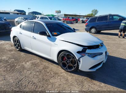 2022 ALFA ROMEO GIULIA VELOCE TI RWD White  Gasoline ZARFAMBNXN7656508 photo #1