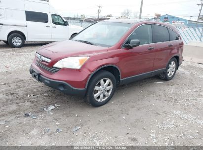 2008 HONDA CR-V EX Maroon  Gasoline JHLRE48588C017593 photo #3