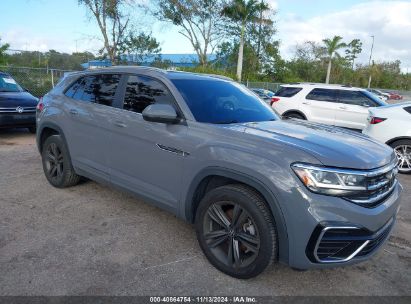 2021 VOLKSWAGEN ATLAS CROSS SPORT 3.6L V6 SE W/TECHNOLOGY R-LINE Gray  Gasoline 1V2PE2CA0MC216790 photo #1