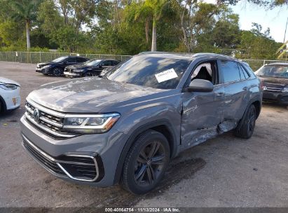 2021 VOLKSWAGEN ATLAS CROSS SPORT 3.6L V6 SE W/TECHNOLOGY R-LINE Gray  Gasoline 1V2PE2CA0MC216790 photo #3