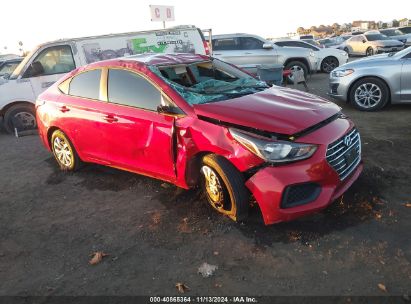 2019 HYUNDAI ACCENT SE Burgundy  Gasoline 3KPC24A38KE083923 photo #1