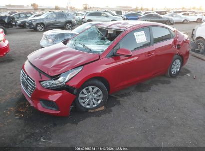 2019 HYUNDAI ACCENT SE Burgundy  Gasoline 3KPC24A38KE083923 photo #3