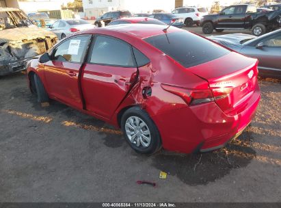 2019 HYUNDAI ACCENT SE Burgundy  Gasoline 3KPC24A38KE083923 photo #4