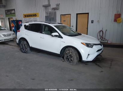 2016 TOYOTA RAV4 HV XLE White  Hybrid JTMRJREV3GD035258 photo #1