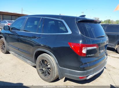 2019 HONDA PILOT EX-L Black  Gasoline 5FNYF5H53KB032850 photo #4