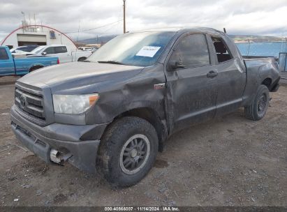 2012 TOYOTA TUNDRA DOUBLE CAB SR5 Gray  Flexible Fuel 5TFUW5F15CX263920 photo #3