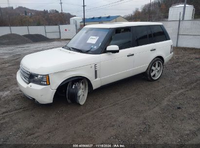 2010 LAND ROVER RANGE ROVER SUPERCHARGED White  Gasoline SALMP1E45AA321745 photo #3