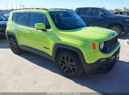 2017 JEEP RENEGADE ALTITUDE FWD Green  Gasoline ZACCJABB3HPF03476 photo #1