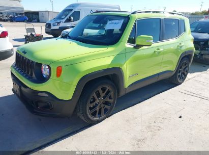 2017 JEEP RENEGADE ALTITUDE FWD Green  Gasoline ZACCJABB3HPF03476 photo #3