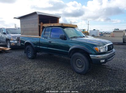 2004 TOYOTA TACOMA BASE V6 Green  Gasoline 5TEWN72N24Z375519 photo #1