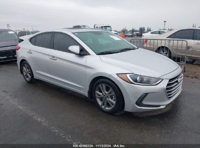 2018 HYUNDAI ELANTRA VALUE EDITION Silver  Gasoline 5NPD84LF0JH333658 photo #1