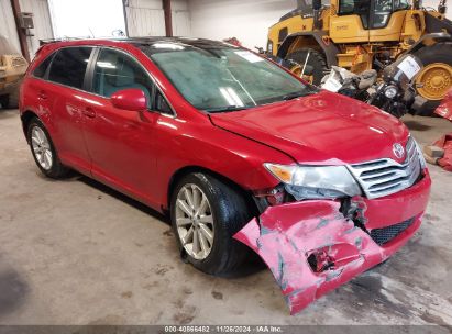 2009 TOYOTA VENZA Red  Gasoline 4T3ZE11A29U005408 photo #1