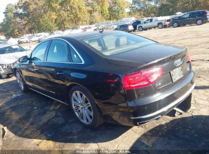 2014 AUDI A8 4.0T Black  Gasoline WAUA2AFD4EN003120 photo #4