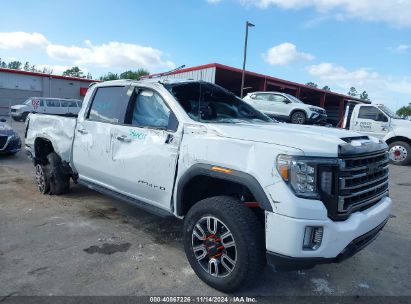 2022 GMC SIERRA 2500HD White  Diesel 1GT49PEY3NF182473 photo #1