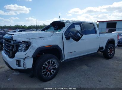 2022 GMC SIERRA 2500HD White  Diesel 1GT49PEY3NF182473 photo #3