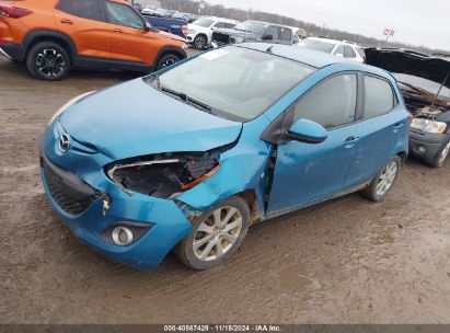 2012 MAZDA MAZDA2 TOURING Blue  Gasoline JM1DE1LY6C0142870 photo #3