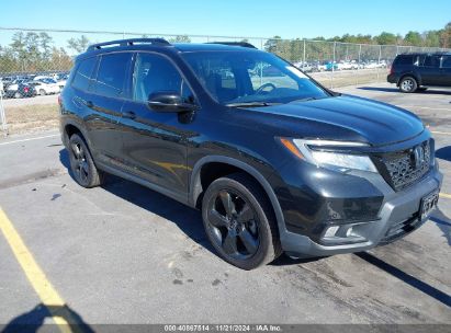 2021 HONDA PASSPORT AWD ELITE Black  Gasoline 5FNYF8H09MB030934 photo #1