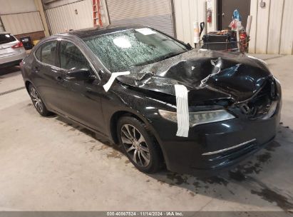 2016 ACURA TLX Black  Gasoline 19UUB1F30GA005286 photo #1