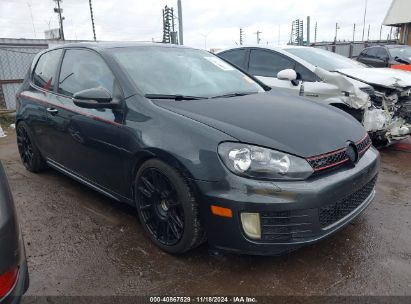 2011 VOLKSWAGEN GTI 2-DOOR Black  Gasoline WVWEV7AJ7BW057612 photo #1