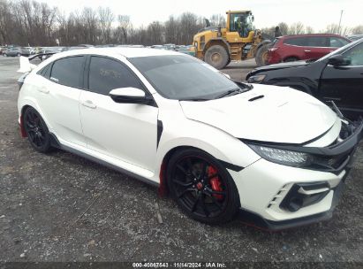 2021 HONDA CIVIC TYPE R TOURING White  Gasoline SHHFK8G75MU203607 photo #1