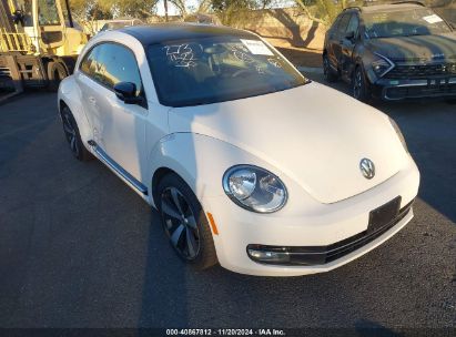 2013 VOLKSWAGEN BEETLE 2.0T TURBO White  Gasoline 3VWVA7AT0DM632064 photo #1