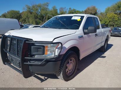 2019 FORD F-150 XL White  Gasoline 1FTFX1E54KKF16224 photo #3