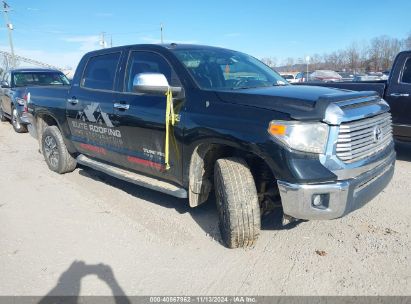 2014 TOYOTA TUNDRA LIMITED 5.7L V8 Black  Flexible Fuel 5TFHW5F19EX390030 photo #1