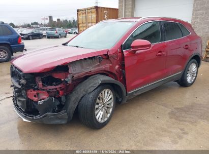 2019 LINCOLN MKC STANDARD Burgundy  Gasoline 5LMCJ1C98KUL34968 photo #3