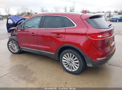 2019 LINCOLN MKC STANDARD Burgundy  Gasoline 5LMCJ1C98KUL34968 photo #4