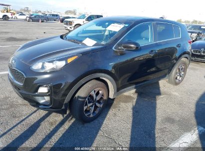 2020 KIA SPORTAGE LX Black  Gasoline KNDPMCAC1L7663828 photo #3