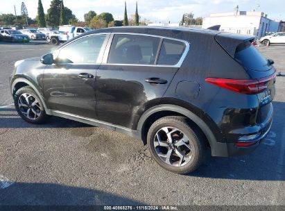 2020 KIA SPORTAGE LX Black  Gasoline KNDPMCAC1L7663828 photo #4