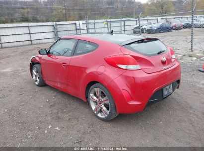 2015 HYUNDAI VELOSTER Red  Gasoline KMHTC6AD3FU238298 photo #4