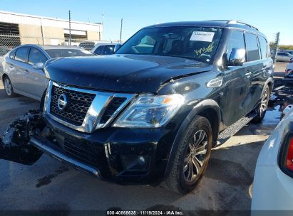 2020 NISSAN ARMADA SL 2WD Black  Gasoline JN8AY2ND8L9112134 photo #3